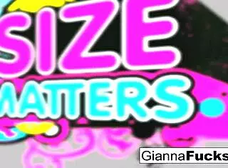 Gianna's big natural tits bounce as she gets fucked hard.