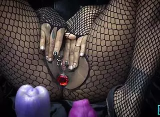 Kinky Queen Dark Dea Gets Her Pussy Creamed Hot!