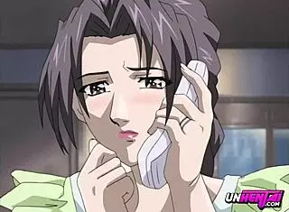 Step mom and son discovered in uncensored hentai scene