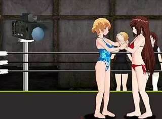 I enjoy the princess of the ring series with nina versus karin in their first fight