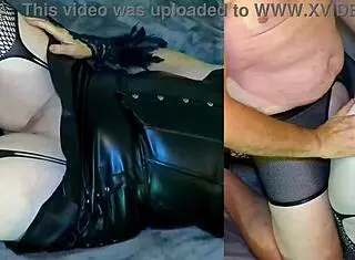 Granny in lingerie dives muff and cums 😏