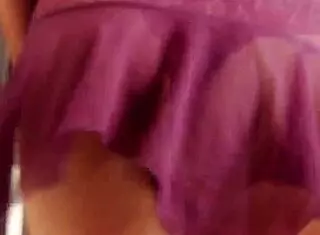 Transsexual model poses in crossdressing fashion