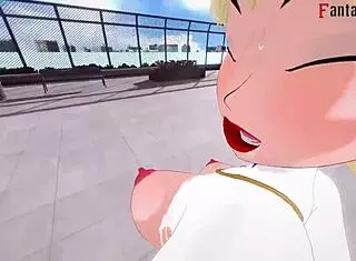 Power Girl Feels Intense Pleasure Fucking Two Super Men