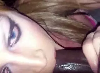 cd sissy slut throats big black cock?