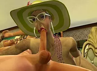 Posh grannies sucking young cocks in holiday orgy