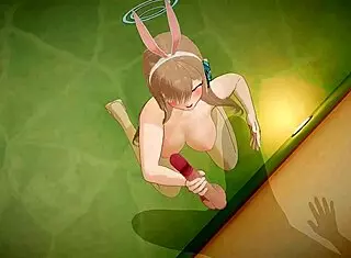 blue archive hentai where asuna moans during intense sex