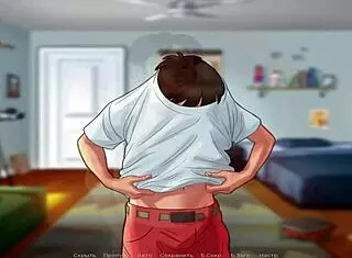 Summertime Saga: Chubby Girl in Headphones Enjoys Uncensored Creampie and Masturbation Session with Big Ass