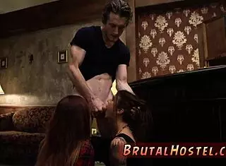 Brazilian Teen 18+ in Rough Anal Bondage