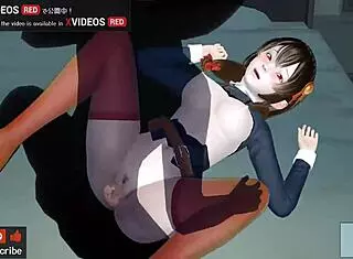 Uncensored Hentai Anime Konosuba Yunyun's Big Tits