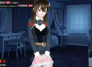 Uncensored Hentai Anime Konosuba Yunyun's Big Tits