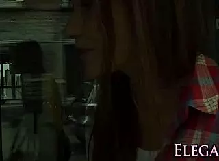 Classy European gets anal POV