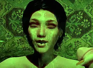 two experienced futa ladies assfuck and facial a guy in 3d group