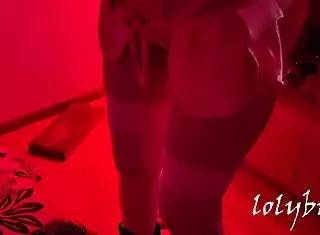 Lolydoll enjoys a big treat and playful romp