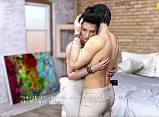 Cute teen explores big tits in Rosewater Manor 70