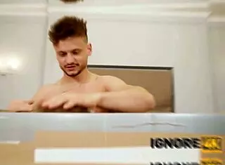 futuristic teen threesome scene