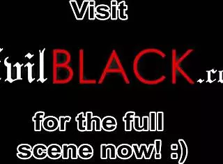 brunette temptress teases with massive black cock