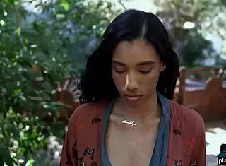 Ebony Milf Brookliyn's Big Natural Boobs In Solo Softcore For Playboy