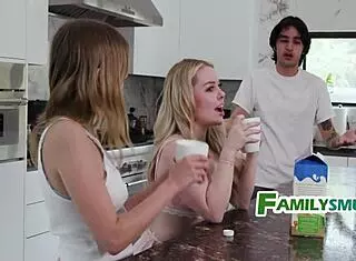 pounding haley spades and coco lovelock's hesitant pussies