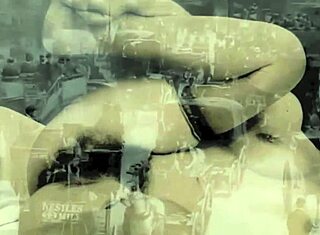 Vintage Taboo Pussy! Bent Over Outdoor with Hairy Fun!