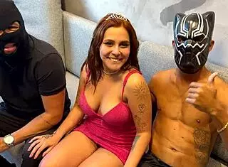 latina teen humiliated by cuckold in interracial scene