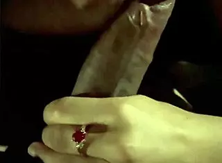 Sucking neighbor's cock at pool