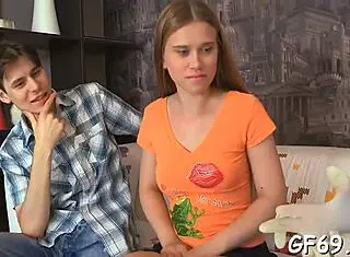 teen 18+ gives hardcore blowjob in free j porn video