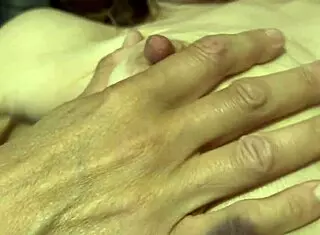 lustful boy licks pussy and makes his woman orgasm in beautiful natural tits small 18+ waist ass cunilingus pornstar milf?