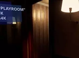 Emilia's playroom hints at secret room in 4k 60fps 3d hentai game