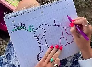 Hot teen babe nikole nash squirts in pov public art session!