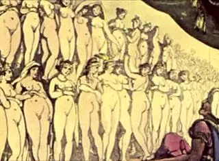 this vintage erotic illustration from retro hentai anime cartoon