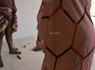 Tamil Maid Prabha Teases Owner With Jerk