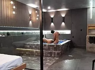 In The Bathtub, Wild Encounter With Brunette