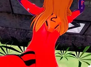 asuka fucks mecha suit pov in neo genesis evangelion