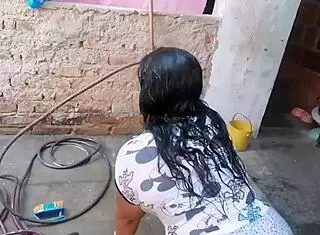 The maid sways her big Latina ass as I watch