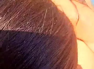 Beautiful Latina Gives Blowjob by the Pool