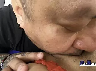 Pretty Mexican Babe Fucks Outdoors in Front of Husband with Blowjob