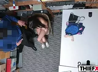 rough day for this sexy little thief