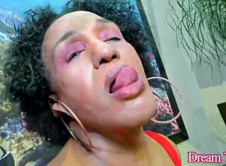black granny tranny adrieli pinheiro sucking her own bbc