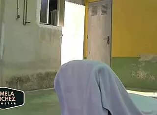 jesus sanchezx makes me horny by giving his rod to my hairy black pussy with fingering and tongue.