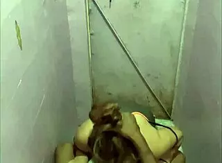 Hey, caught cheating wife in bathroom at work!