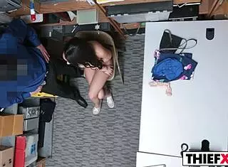 rough day for this sexy little thief