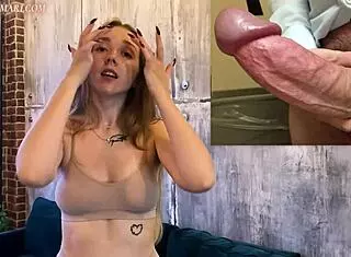 russian goddess shows breasts and encourages bi dicks ;)