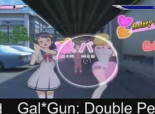 gal gun double peace episode four one hentai anime game adaptation.