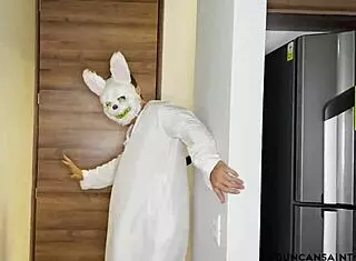 Big cock for Halloween threesome?