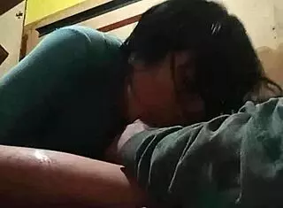 Antonio and Rosita are making love with some oral sex.