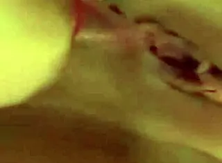 she straps on and fucks hard, squirting cum everywhere with huge tits bouncing