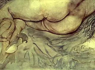 Vintage erotic art showcases classic sensual drawings in detail