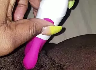 up close wet pussy play, toy kept dying on me 😩
