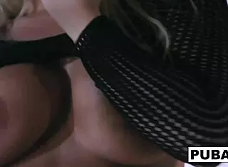 hot blonde britney amber teases with toys then sticks giant one in her pussy