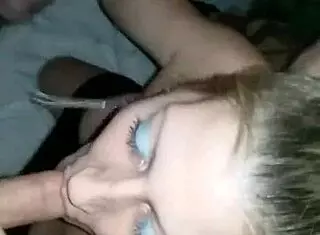 Heather Ames has her mouth full of cum! 😜